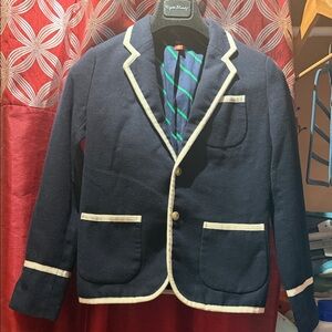 Rowing Blazers Kids Navy Jacket with Cream Trim